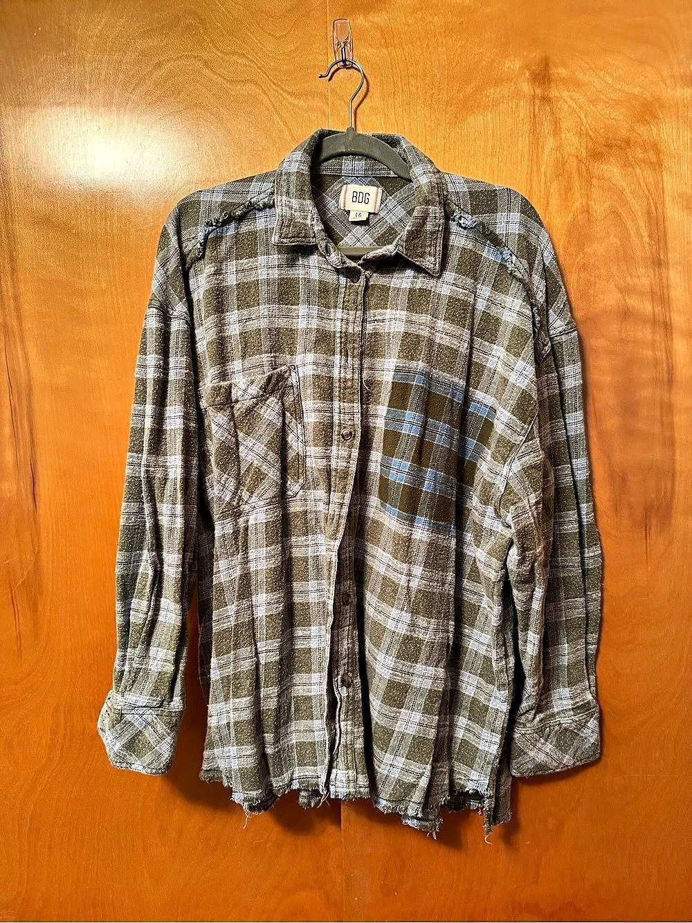 BDG Plaid Button Down